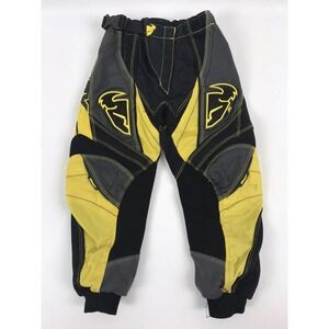 Thor Racing Phase Motocross Riding Pants Size Youth 18 THOR MX Yellow Black 1210